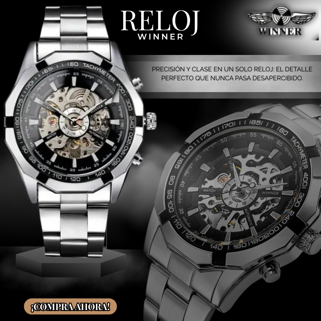 RELOJ WINNER AUTOMATICO PRO 2025 ⌚